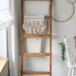 DRABINY DEKORACYJNE - Drabina dekoracyjna dębowa