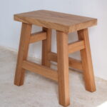 STOŁKI - STOŁEK DĘBOWY 44/25/h45
