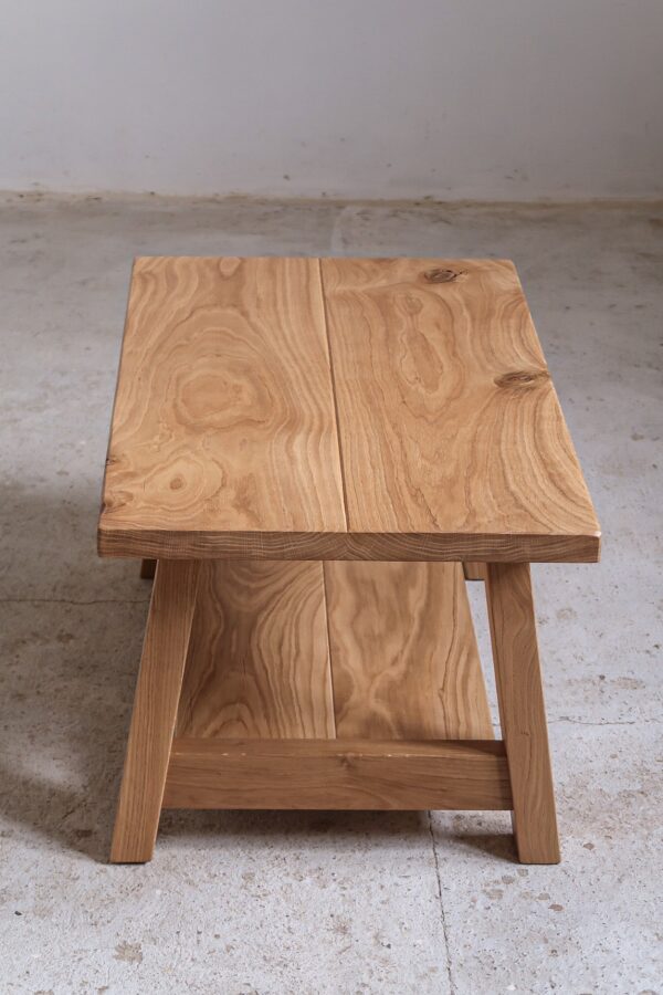 stolik kawowy z drewna dębowego