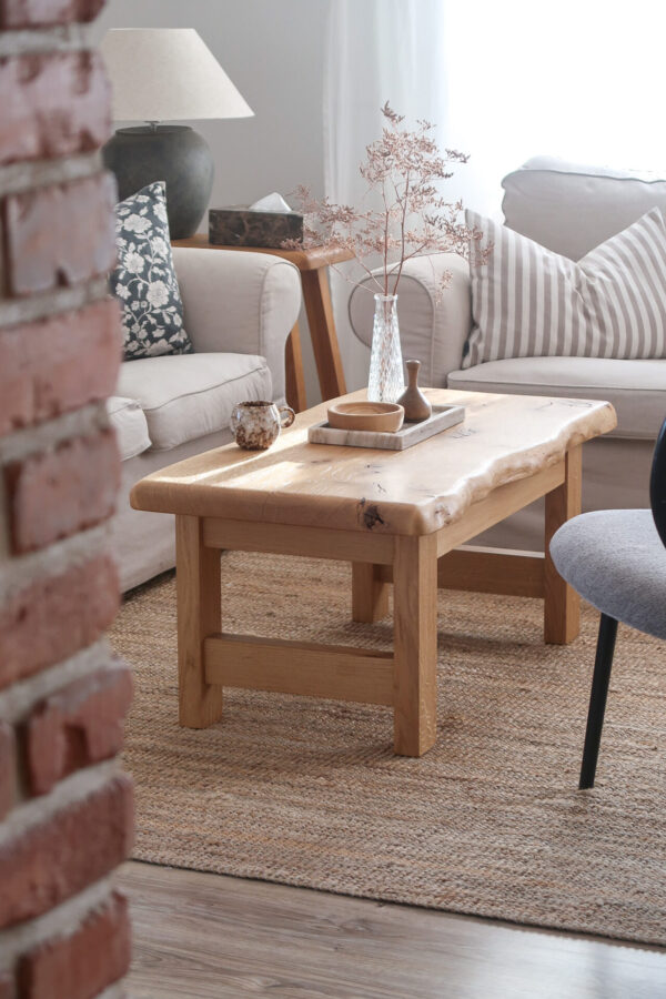 Stolik dębowy (monolit)